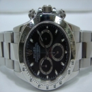流當手錶拍賣 原裝 ROLEX 勞力士 116520 DAYTONA 迪通拿 黑面 自動 男錶 盒單齊