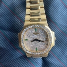 流當手錶拍賣 原裝 Patek Philippe 百達翡麗 3800/103J 18K金 滿天星 鑽圈 自動 9成5新