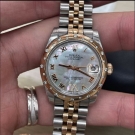 流當手錶拍賣 原裝 ROLEX 勞力士 178341 中型 鑽圈 貝殼面 自動 男女通用